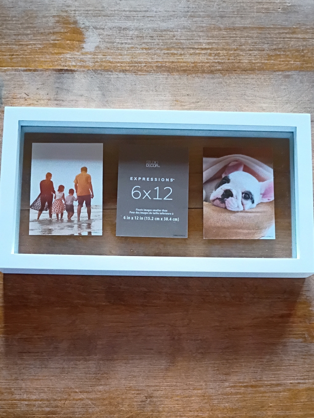 Studio Decor White 3-Opening Horizontal Photo Frame
